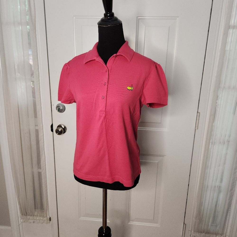 Magnolia Lane Collection‎ Pink Logo Polo Size Small